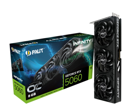Karta graficzna NVIDIA Palit GeForce RTX 5060 Infinity 3 OC 8GB GDDR7 DLSS5